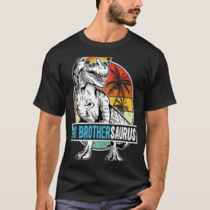 Vintage Dinosaur Rex Matching Family Big BrotherSa T-Shirt
