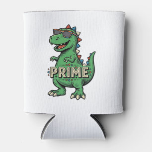 Vintage Dinosaur Sunglasses Prime Cartoon Shirt_1 Can Cooler