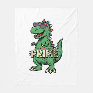 Vintage Dinosaur Sunglasses Prime Cartoon Shirt_1 Fleece Blanket