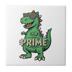 Vintage Dinosaur Sunglasses Prime Cartoon Shirt_1 Tile