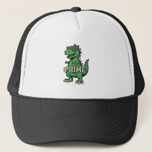 Vintage Dinosaur Sunglasses Prime Cartoon Shirt_1 Trucker Hat