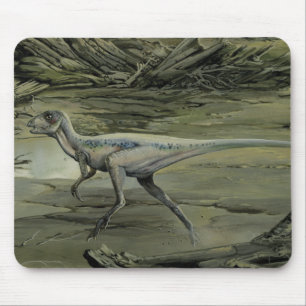 Vintage Dinosaurs, a Cretaceous Hypsilophodon Mouse Mat