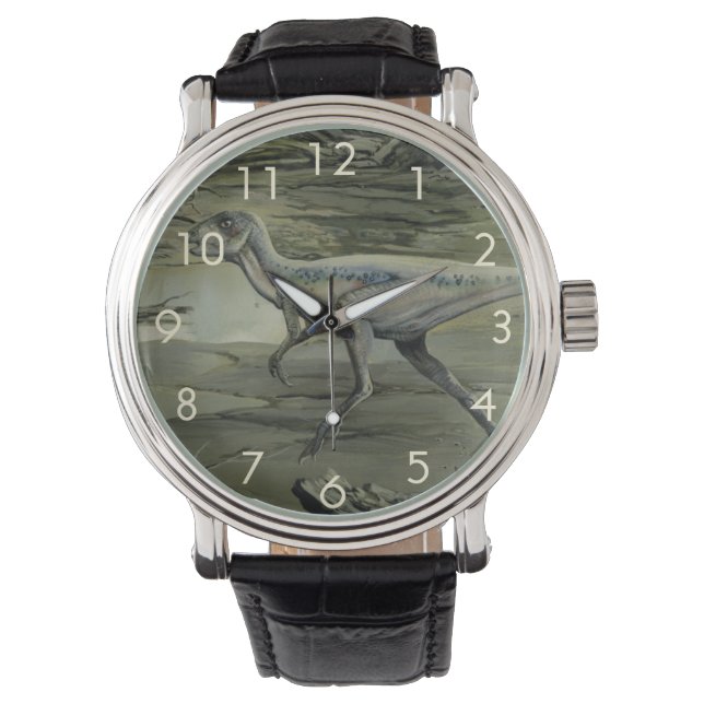 Vintage Dinosaurs, a Cretaceous Hypsilophodon Watch (Front)