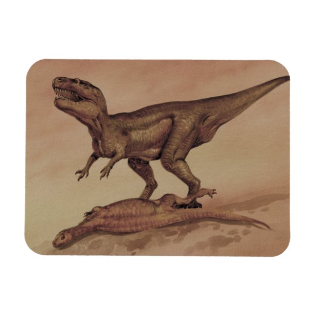 Vintage Dinosaurs, Carnivore Giganotosaurus Magnet (Horizontal)