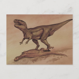 Vintage Dinosaurs, Carnivore Giganotosaurus Postcard