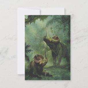 Vintage Dinosaurs, Centrosaurus in the Jungle