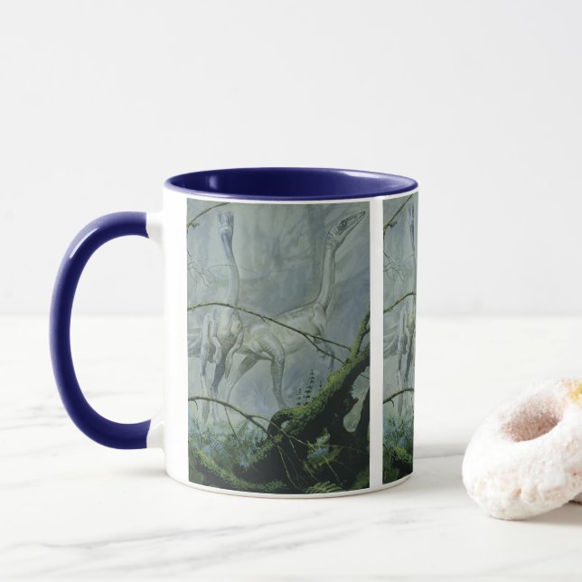 Vintage Dinosaurs, Megapnosaurus aka Syntarsus Mug (With Donut)
