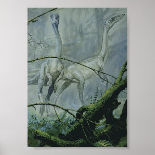 Vintage Dinosaurs, Megapnosaurus aka Syntarsus Poster