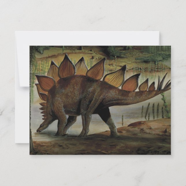 Vintage Dinosaurs, Stegosaurus, Tail with Spikes (Front)