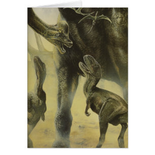 Vintage Dinosaurs, Torvosaurus and Brachiosaurus