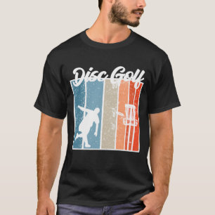 Vintage Disc Golf I Retro Player Frisbees Frolf Ch T-Shirt