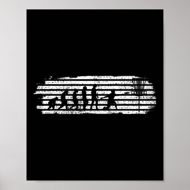 Vintage Disc Golf  Poster (Front)