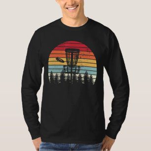 Vintage Disc Golf Retro Distressed Sunset T-Shirt