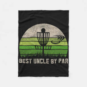Vintage Disc Golf Shirt, Fathers Day Uncle Apparel Fleece Blanket