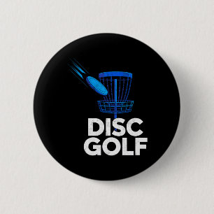 Vintage Disc Golf Sket Player Golfer Golfing Sport 6 Cm Round Badge