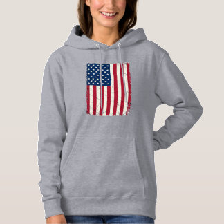Vintage Distressed American Flag Vector Shirt Desi