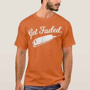 Vintage Distressed Barber Get Faded Script T-Shirt