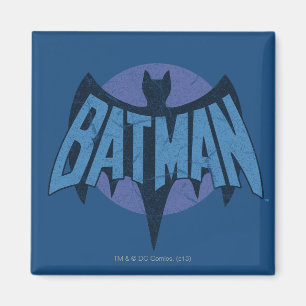 Vintage Distressed Bat Symbol Magnet