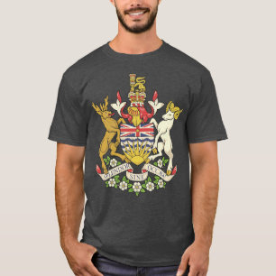 Vintage Distressed Coat of Arms British Columbia T-Shirt