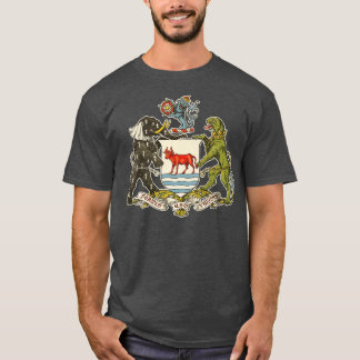 Vintage Distressed Coat of Arms of Oxford T-Shirt