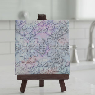 Vintage Distressed Faux Bas Relief Tile