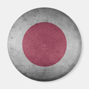 Vintage Distressed Flag of Japan Magnet
