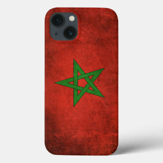 Vintage Distressed Flag of Morocco iPhone 13 Case