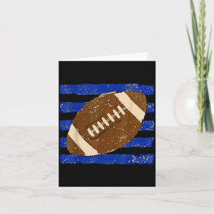 Vintage distressed football season game day card