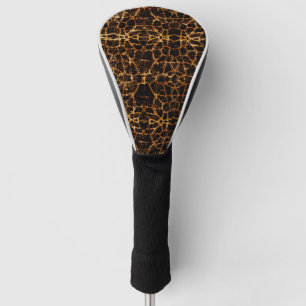 Vintage Distressed Grunge Giraffe Animal Print Golf Head Cover