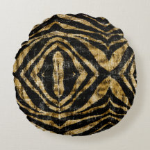 Vintage Distressed Grunge Zebra Animal Print