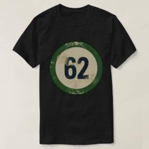 Vintage Distressed Number 62 T-Shirt