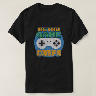 Vintage Distressed Retro Gaming Controller T-Shirt
