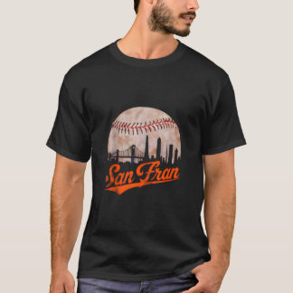 Vintage Distressed San Francisco California Baseba T-Shirt