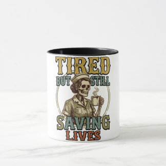 vintage distressed t-shirt design mug