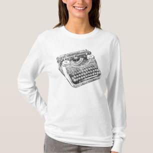 Vintage Distressed Underwood Typewriter T-Shirt