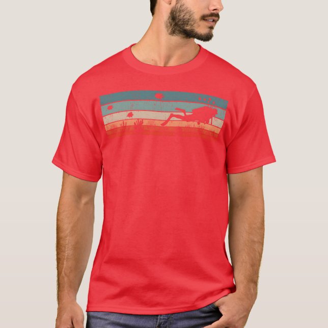 Vintage diver gift T-Shirt (Front)