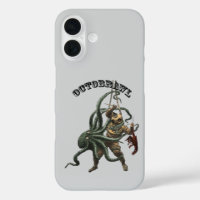 Vintage Diver with an Octopus and a Lobster URM