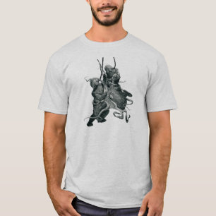 Vintage Divers with Diving Helmets and an Octopus T-Shirt