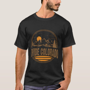 Vintage Divide Colorado Mountain Hiking Souvenir P T-Shirt