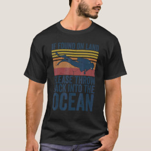 Vintage Diving For Men Women Diver Scuba Diving T-Shirt