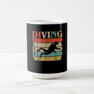 Vintage Diving Sport Competition Martial Art Gift Coffee Mug