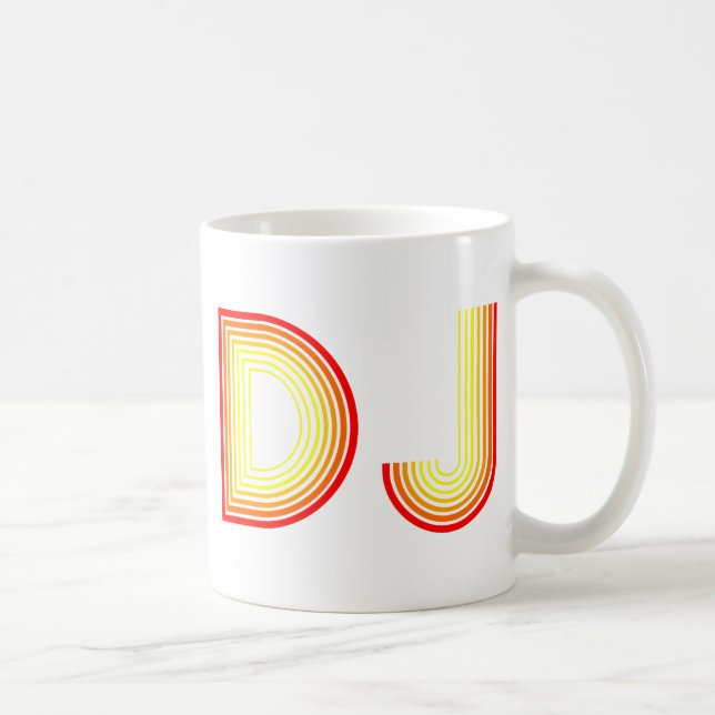 vintage DJ Coffee Mug (Right)
