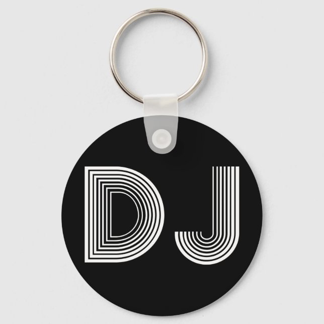 vintage DJ Key Ring (Front)