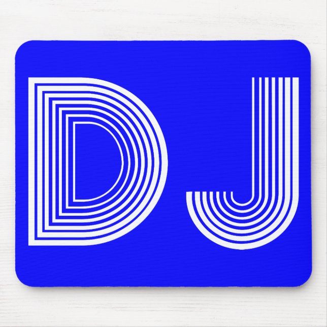 vintage DJ Mouse Mat (Front)