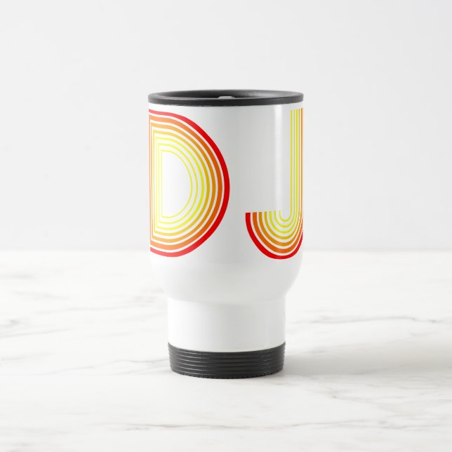 vintage DJ Travel Mug (Center)