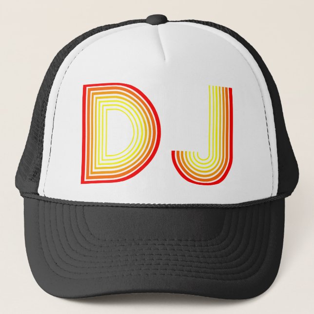 vintage DJ Trucker Hat (Front)