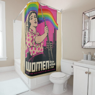 Vintage Do It For Your Sisters Shower Curtain