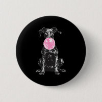 Vintage Doberman Blowing Bubble Dog Dad Mom Owner 