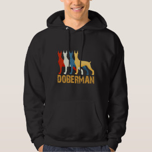 Vintage Doberman Pinscher For Dog Lovers Hoodie