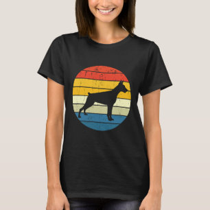 Vintage Doberman Retro Sunset Dobermann Doberman M T-Shirt
